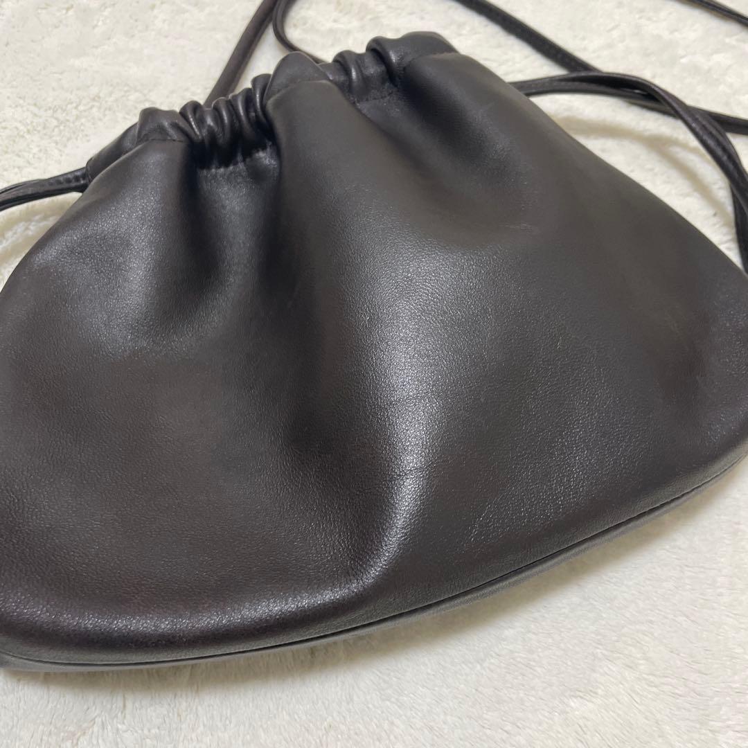 DEUXIEMECLASSE CELERI ラムレザー　バック ダークブラウン