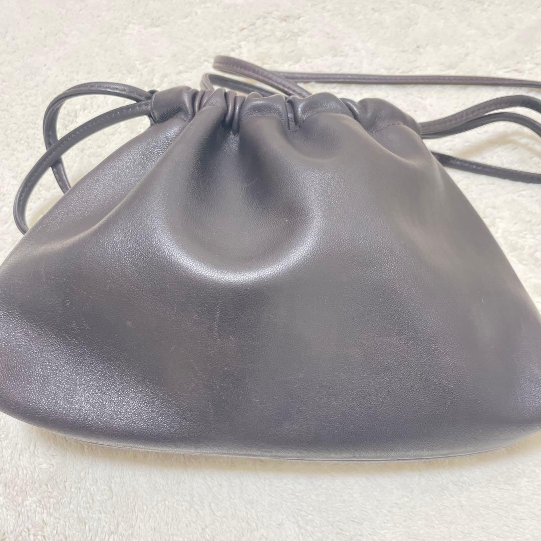 DEUXIEMECLASSE CELERI ラムレザー　バック ダークブラウン