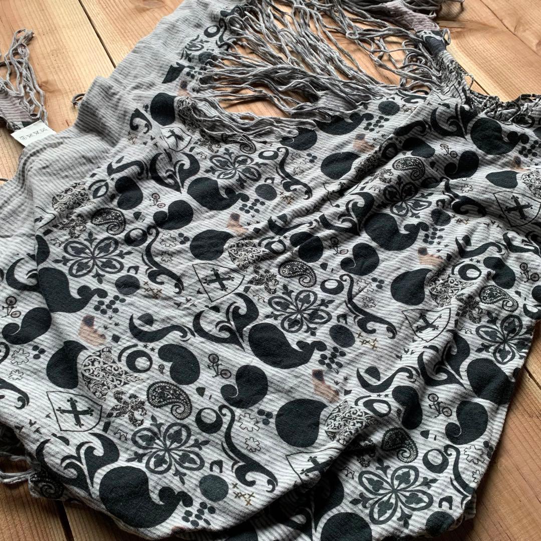 NOZOMI ISHIGURO ノゾミイシグロ　大判ストール　ダメージ加工