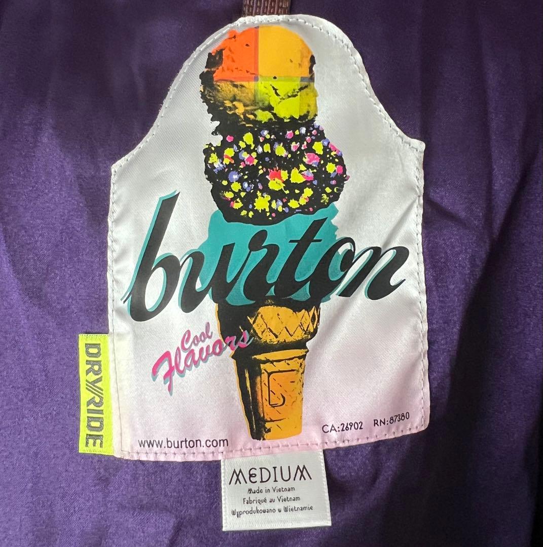 ♦︎良品♦︎BURTON ダウンウェア<防風防寒> スノボウェア　スキージャケットM
