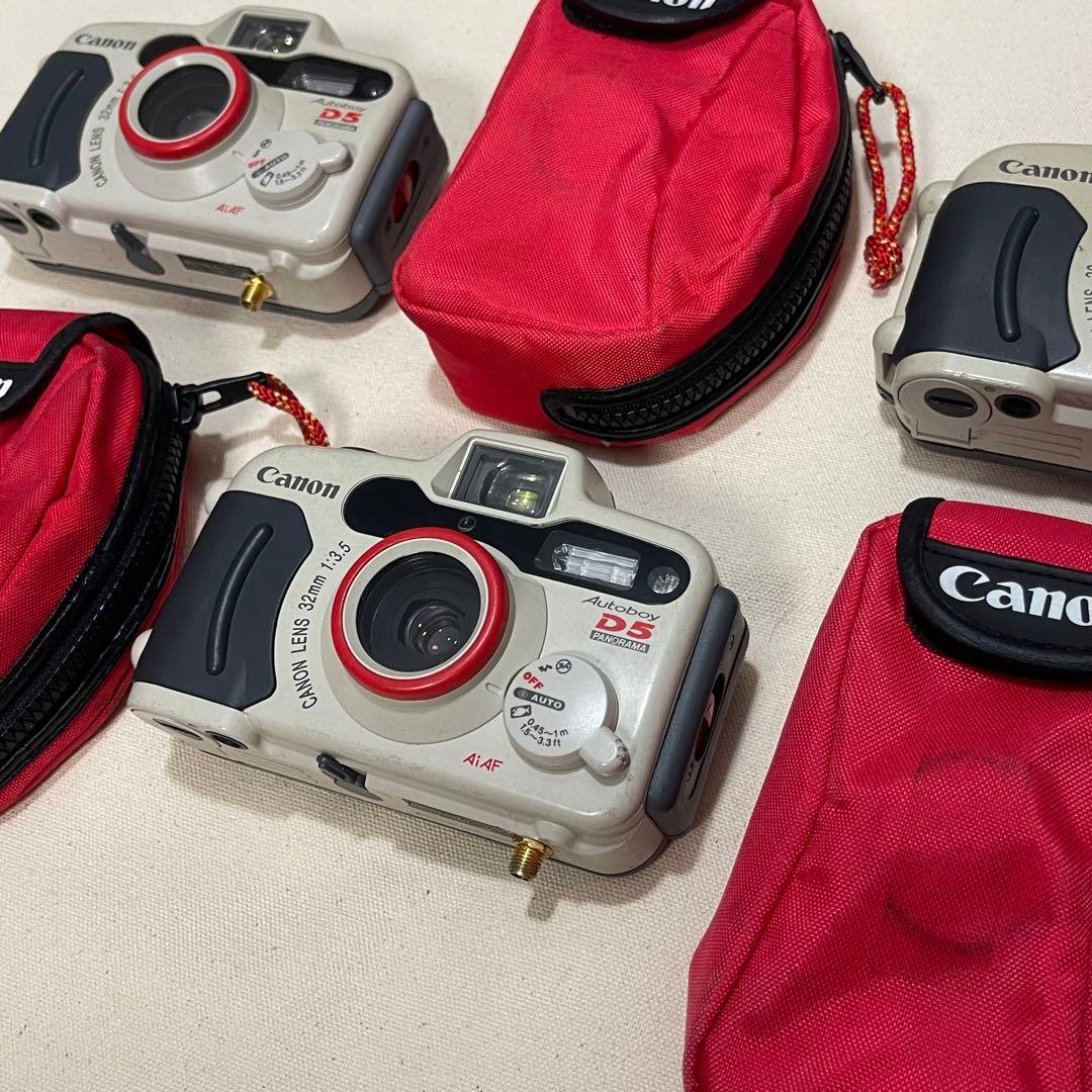 ジャンク★フィルムカメラ CANON Autoboy D5 3点セット