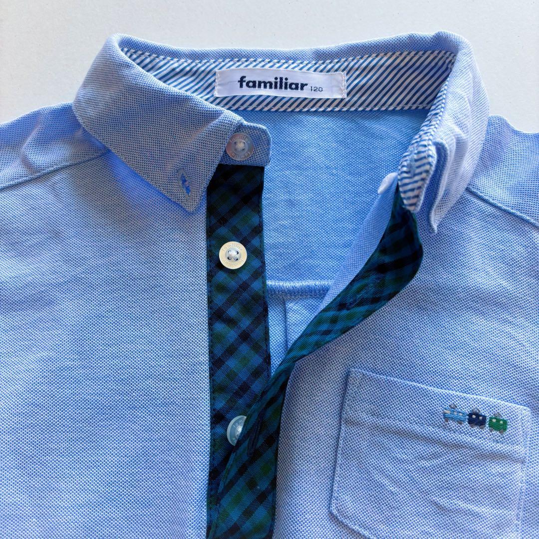 美品 familiar フォ－マルセット ジャケット シャツ パンツ 120