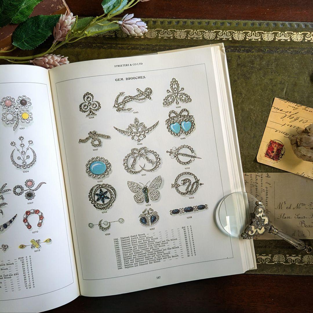 まるで時を超えた宝石商！心ときめくヴィクトリアン・ジュエリー図鑑 古書洋書