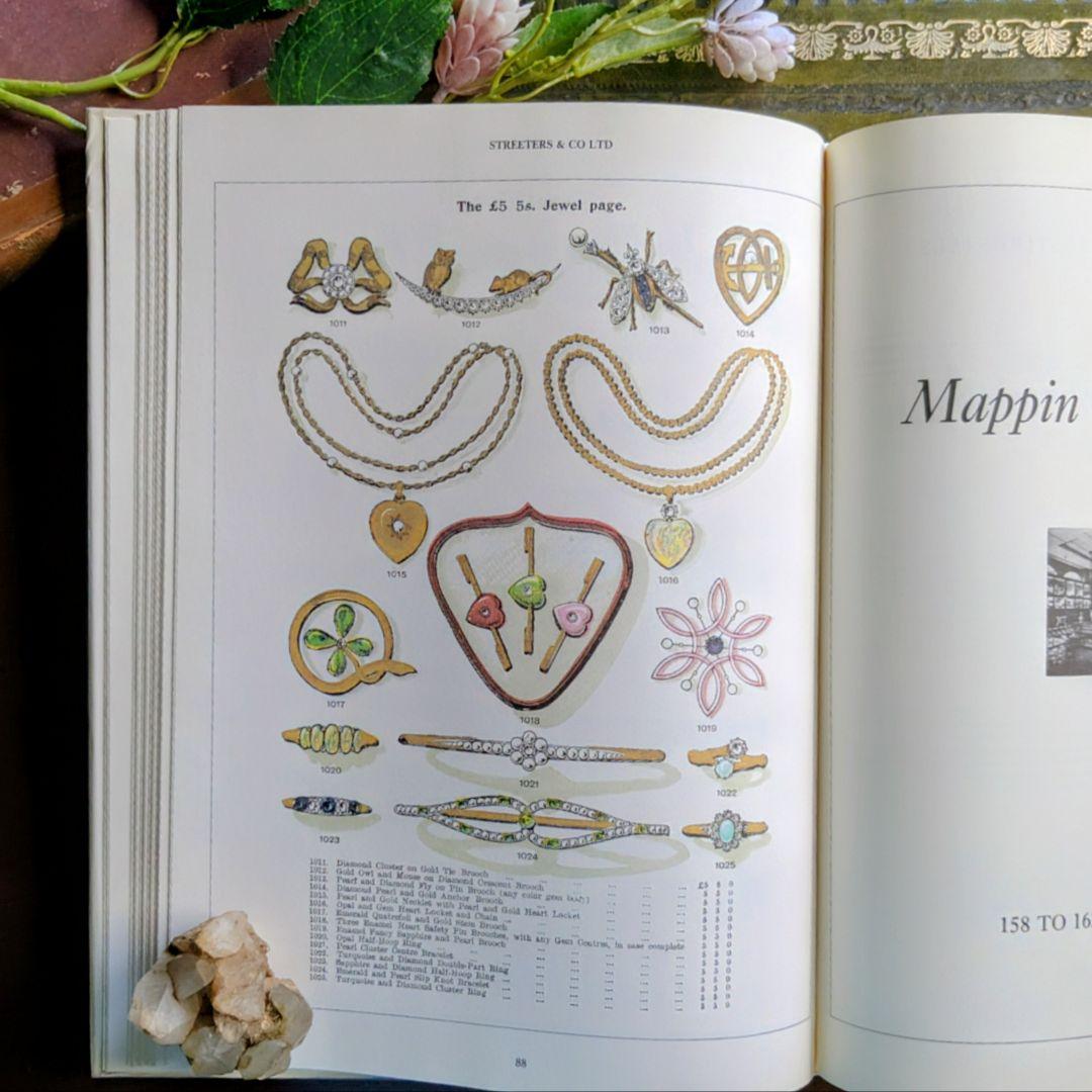 まるで時を超えた宝石商！心ときめくヴィクトリアン・ジュエリー図鑑 古書洋書