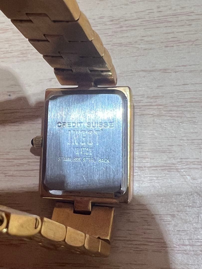 クレディ・スイス銀行インゴット ウォッチ腕時計K24純金INGOT