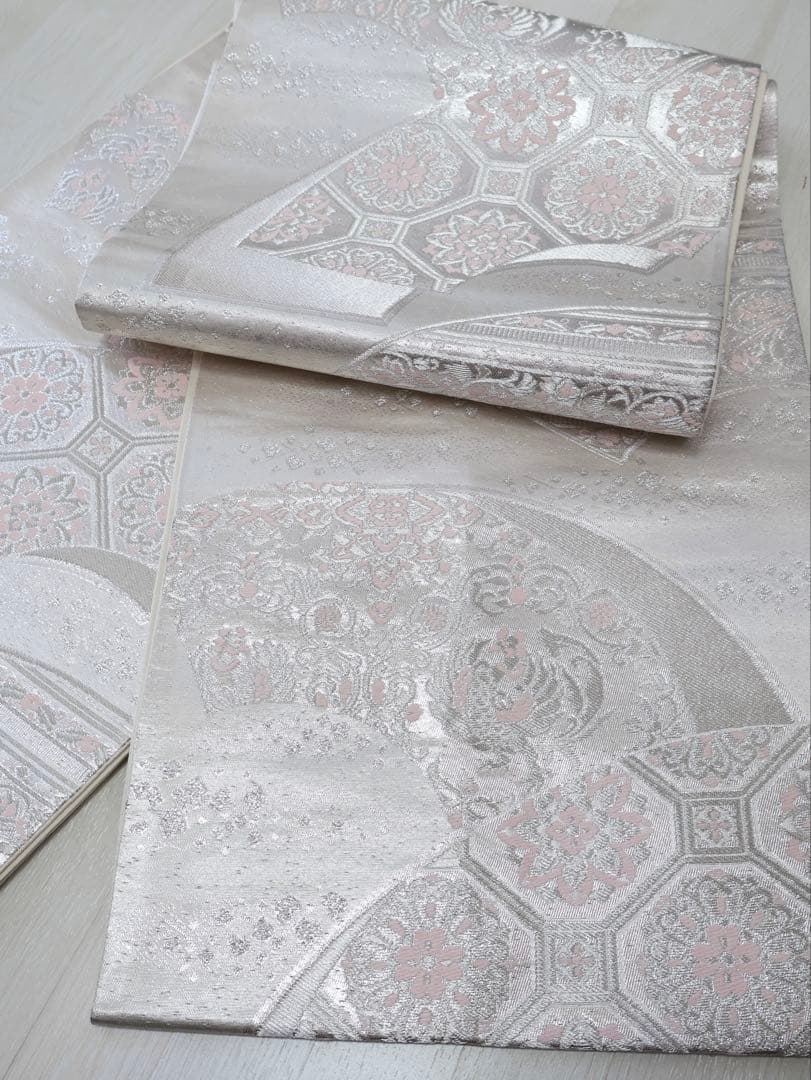 振袖セット 青にオレンジ 大花