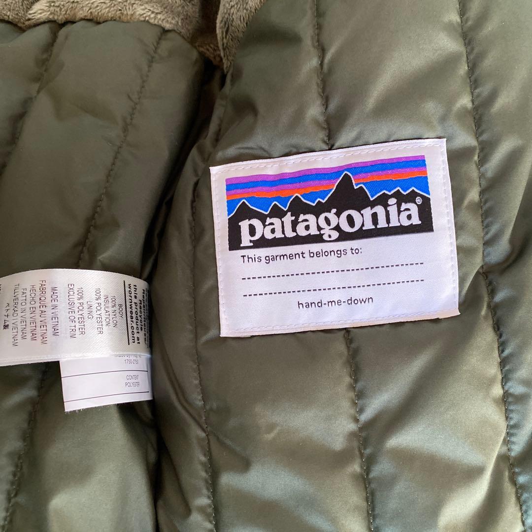 パタゴニアキッズＸＬ　カーキのジャンバー