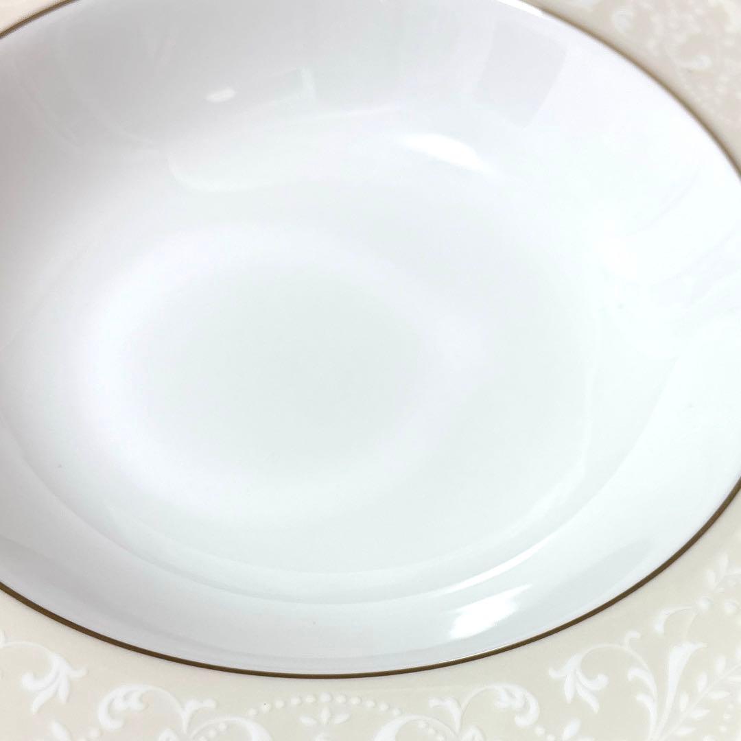 ノリタケ　ホワイトパレス　ディープ　プレート　2枚