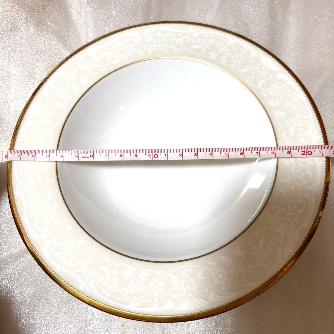 ノリタケ　ホワイトパレス　ディープ　プレート　2枚