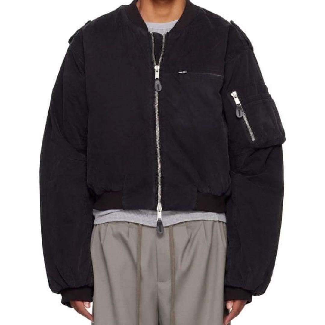 ジャケット・アウター entire studios A-4 bomber iron XL