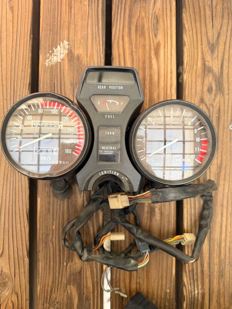 GSX400F バイクメーター