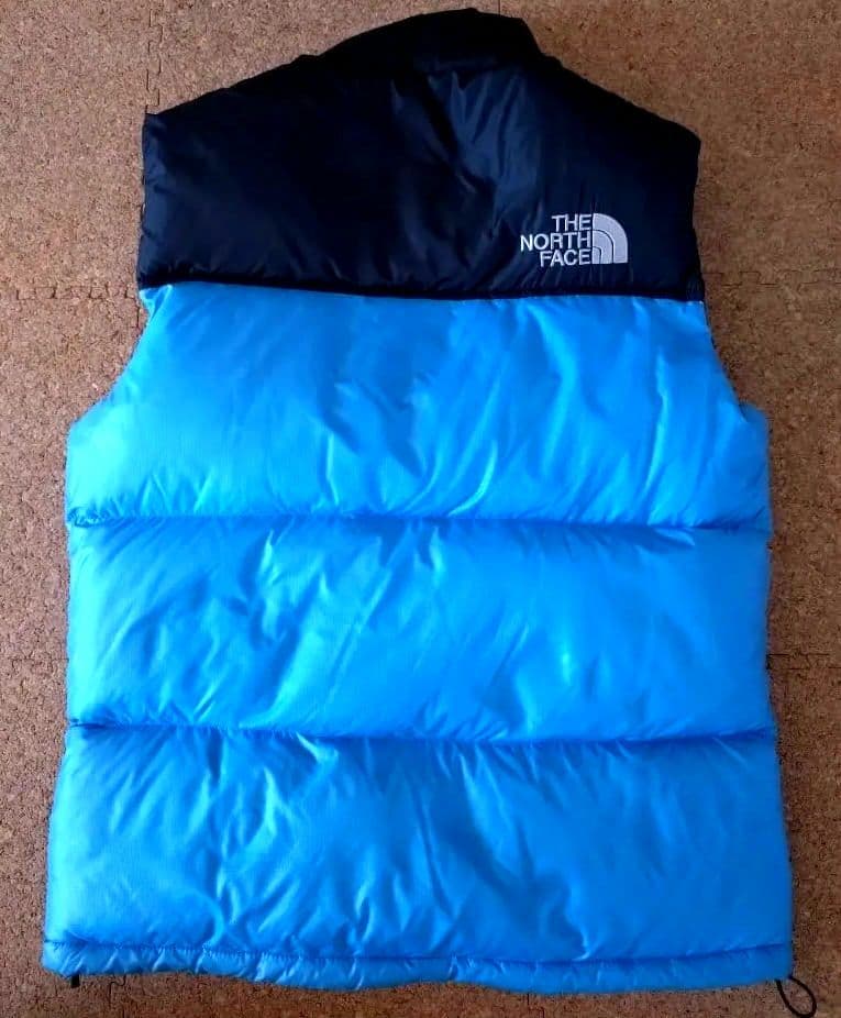 THE NORTH FACE ヌプシダウンベスト 青　sizeS　700FP