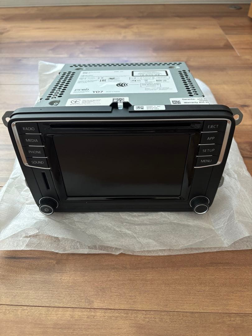 新車取外し　フォルクスワーゲン　VW シャラン　純正ナビ