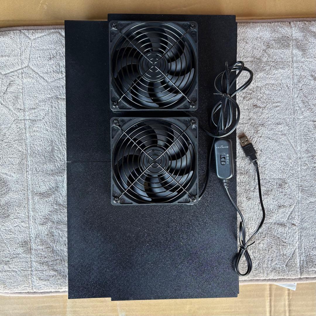 ハイエース 換気扇 2連 ４型 ABS 運転席側 防虫ネット バッテリーケース付