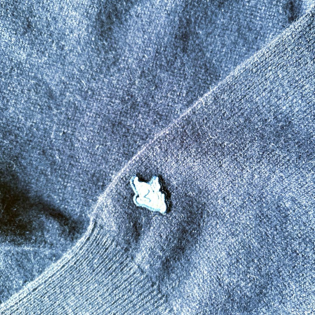 パーリーゲイツ 定価33,000円 カシミヤ100％ ニット 紺 2