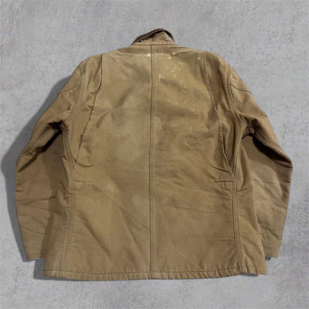 80s USA Carhartt ミシガンチョアコート カバーオール フェード