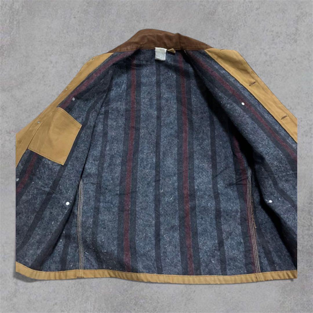 80s USA Carhartt ミシガンチョアコート カバーオール フェード