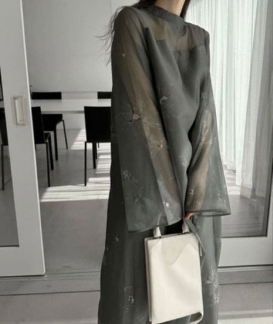 【willfully】big flower print OP