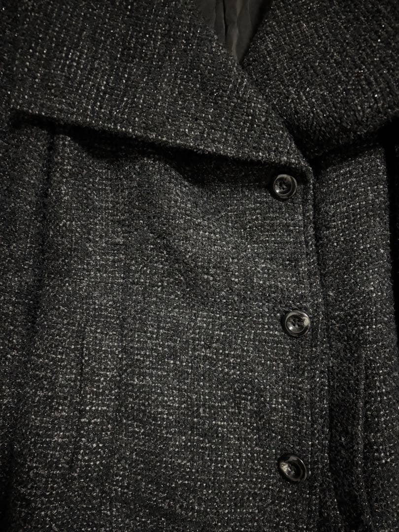 rienda リエンダ オーバーネックシンデレララインコート Multi