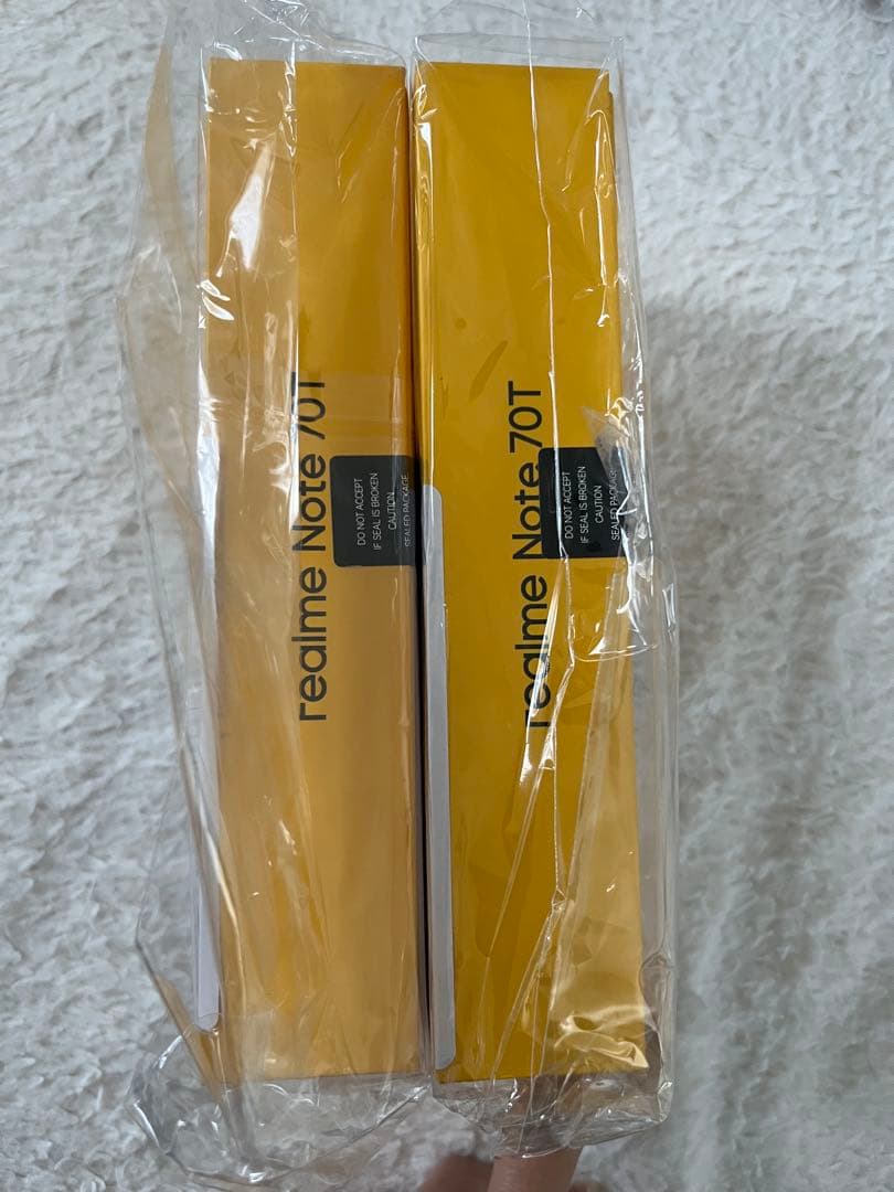 Realme note 70T 4GB/128GBブラック+ゴールド2個セット