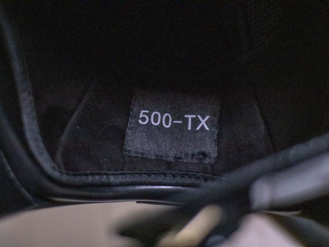 XXL極小帽体　500TX スモールジェット　アイボリーエイジング黒フレア