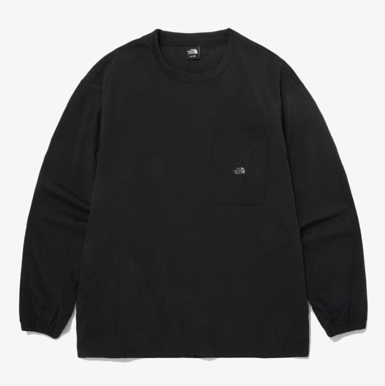 ノースフェイス Tシャツ 長袖 冷感素材 伸縮性良い ブラックXL K601C