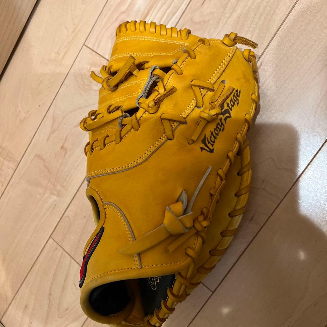 超美品抜群型　Mizuno ビクトリーステージ　軟式ファーストミット　限定ラベル