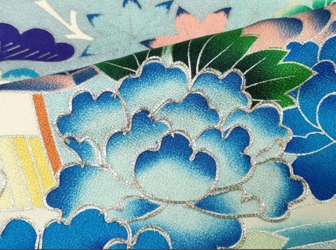 振袖 正絹振袖　卒業式着物　袴　成人式振袖13参り　十三詣り　アンティーク振袖