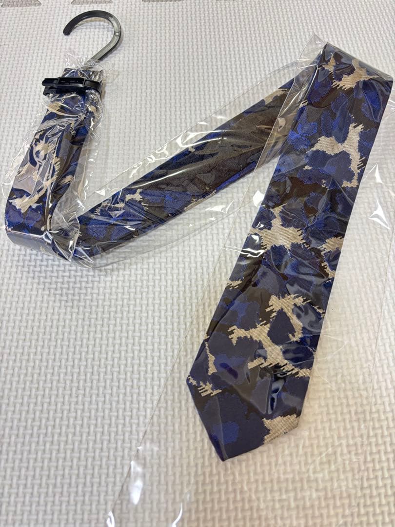 ★極美品★ ドリスヴァンノッテン ネクタイ ブランド 花柄 ネイビー