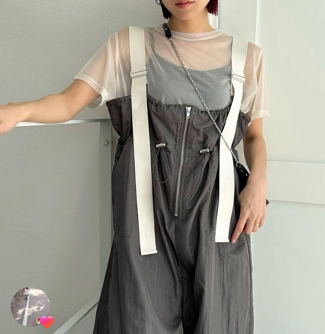 cft.オリジナル　すぐ完売グレーサロペット・オーバーオール