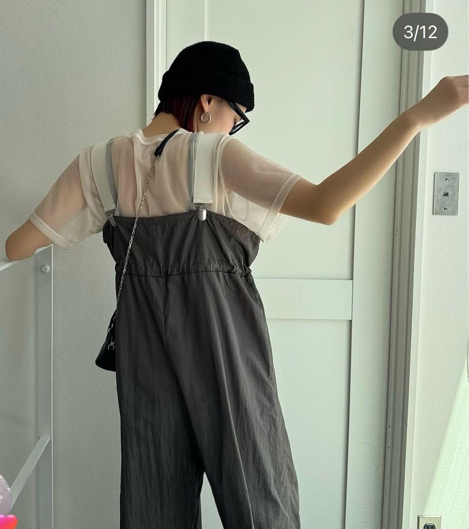 cft.オリジナル　すぐ完売グレーサロペット・オーバーオール