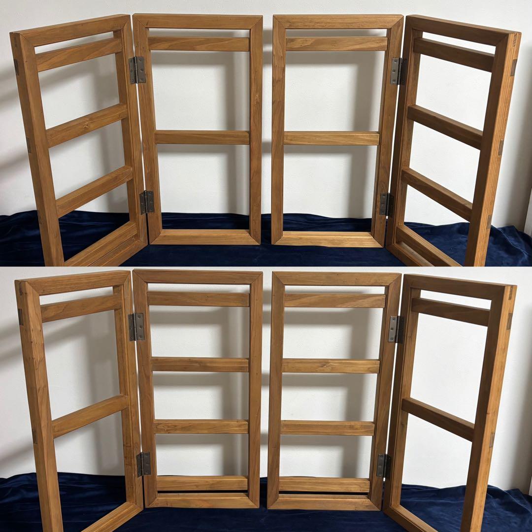 木製折りたたみ棚　　　飾り棚　マルシェ什器