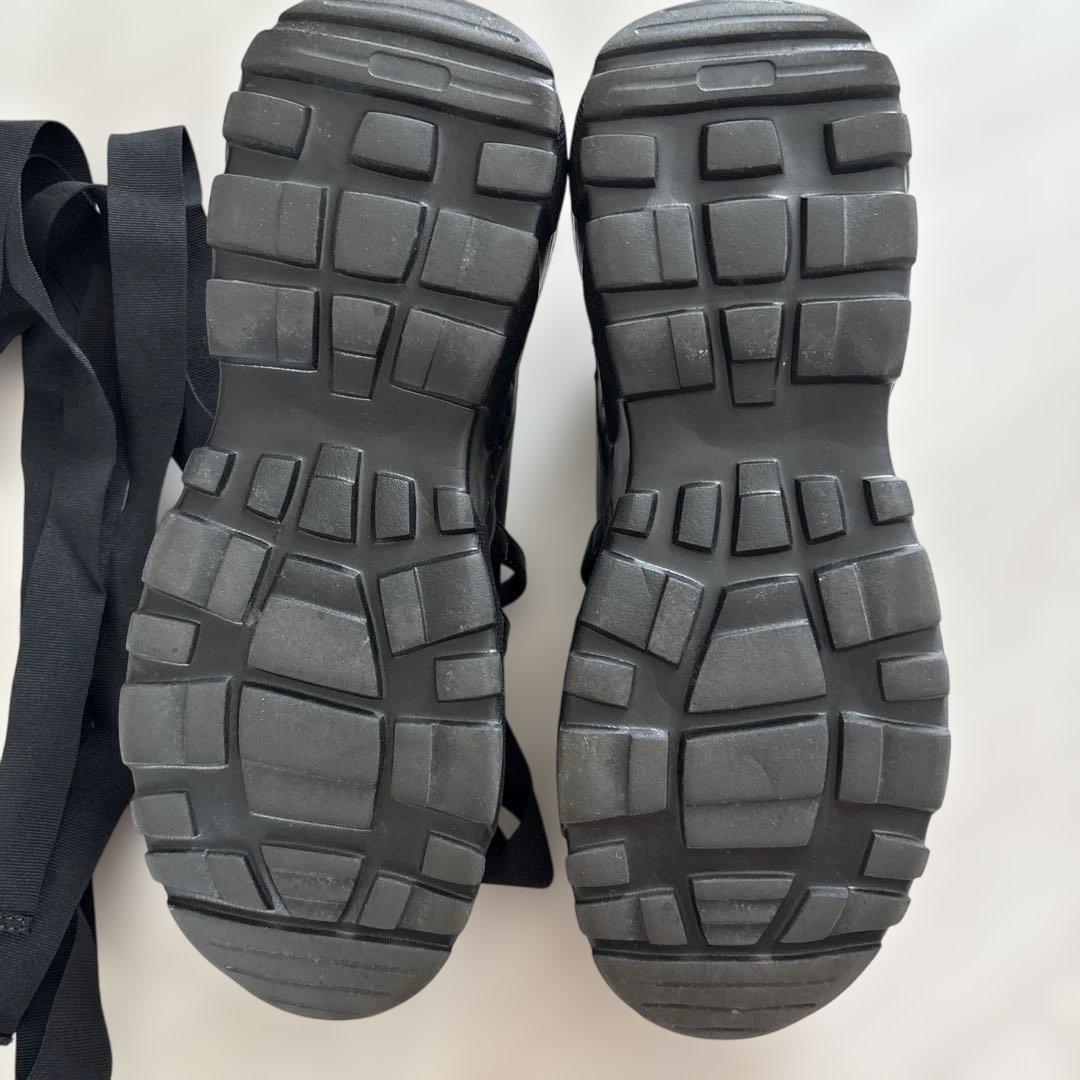 AKIKOAOKI ブラック フラットシューズ EU 37