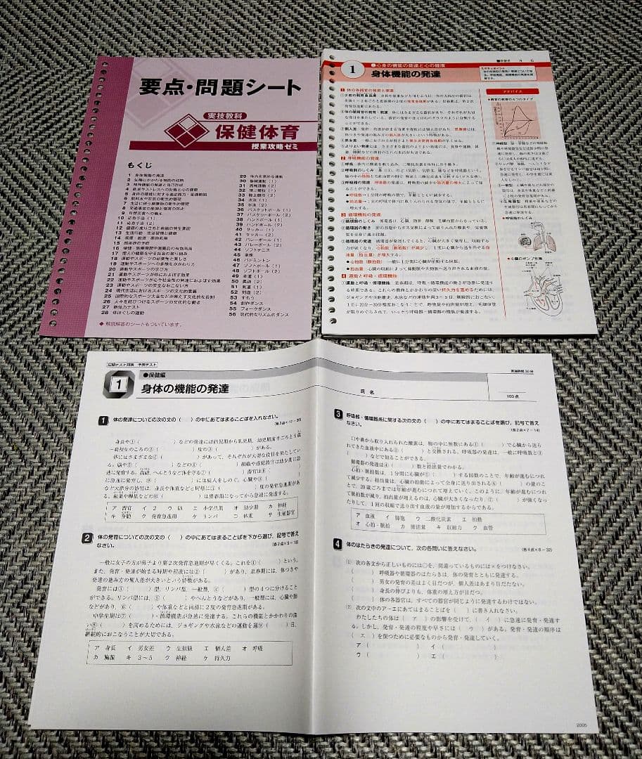 中学参考書 マスタープログラム  実技4教科