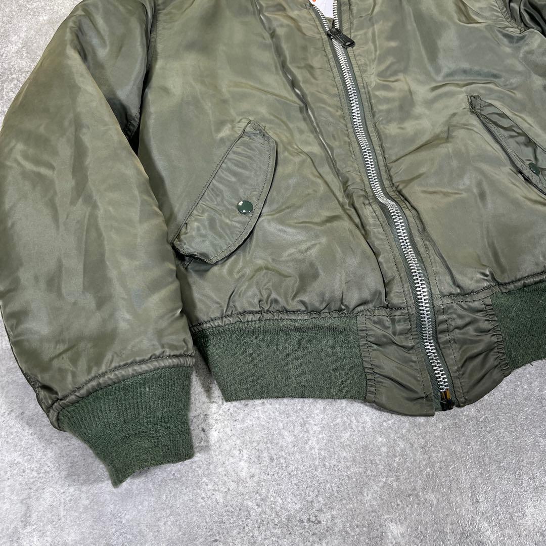 USA製　90年代　アルファ　MA-1 フライトジャケット　IDEAL サイズS