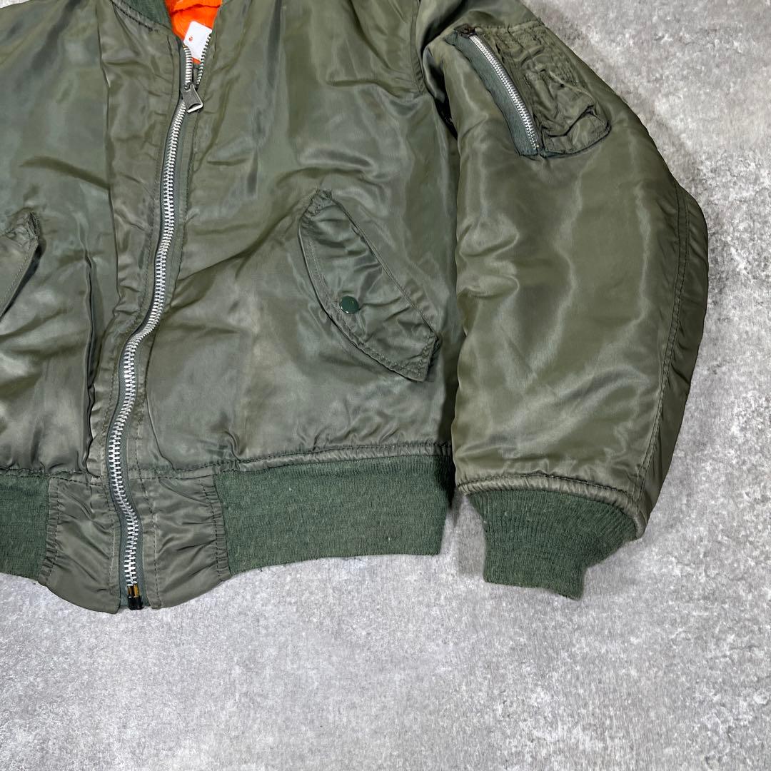 USA製　90年代　アルファ　MA-1 フライトジャケット　IDEAL サイズS
