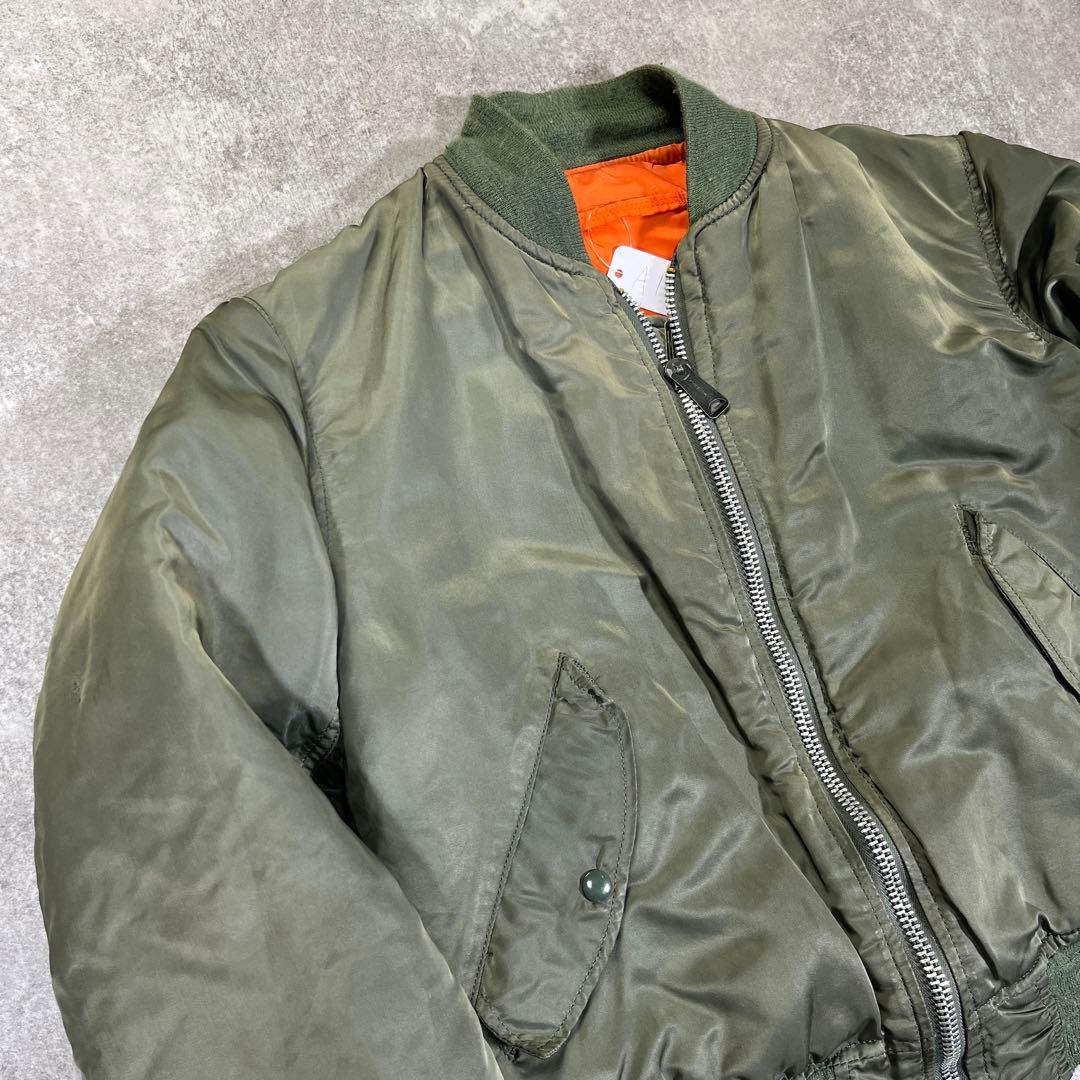 USA製　90年代　アルファ　MA-1 フライトジャケット　IDEAL サイズS