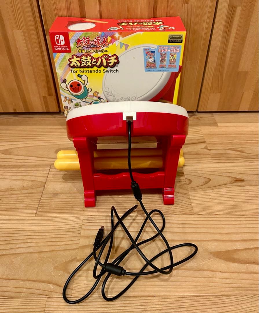 太鼓の達人専用コントローラー 太鼓とバチ for Nintendo Switch