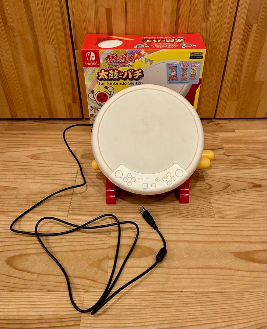太鼓の達人専用コントローラー 太鼓とバチ for Nintendo Switch