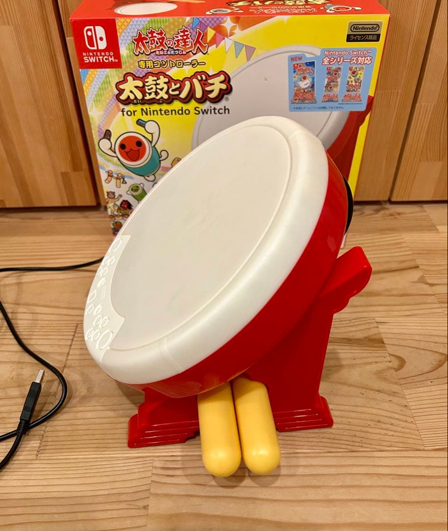 太鼓の達人専用コントローラー 太鼓とバチ for Nintendo Switch