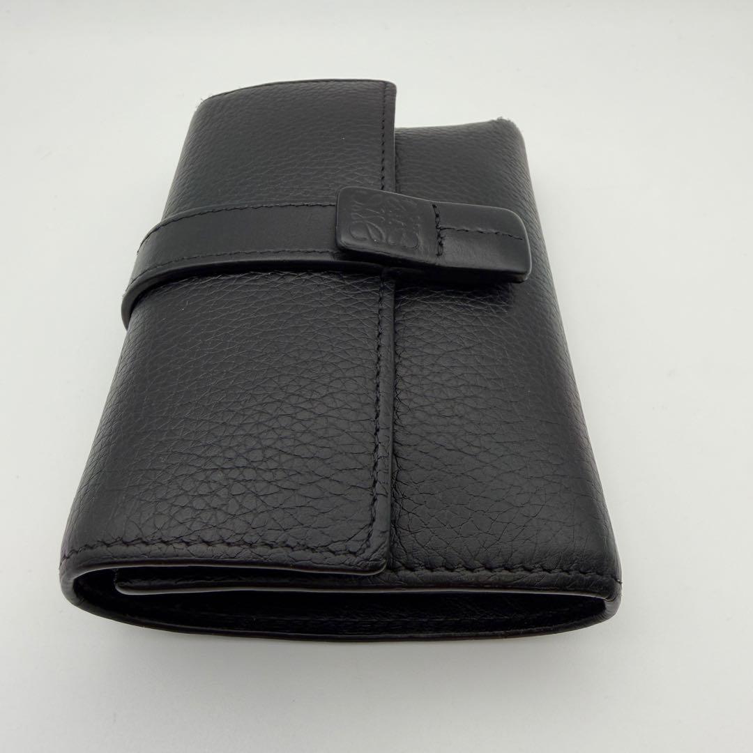 LOEWE ロエベ 財スモールバーティカルウォレット ファスナー 三つ折り