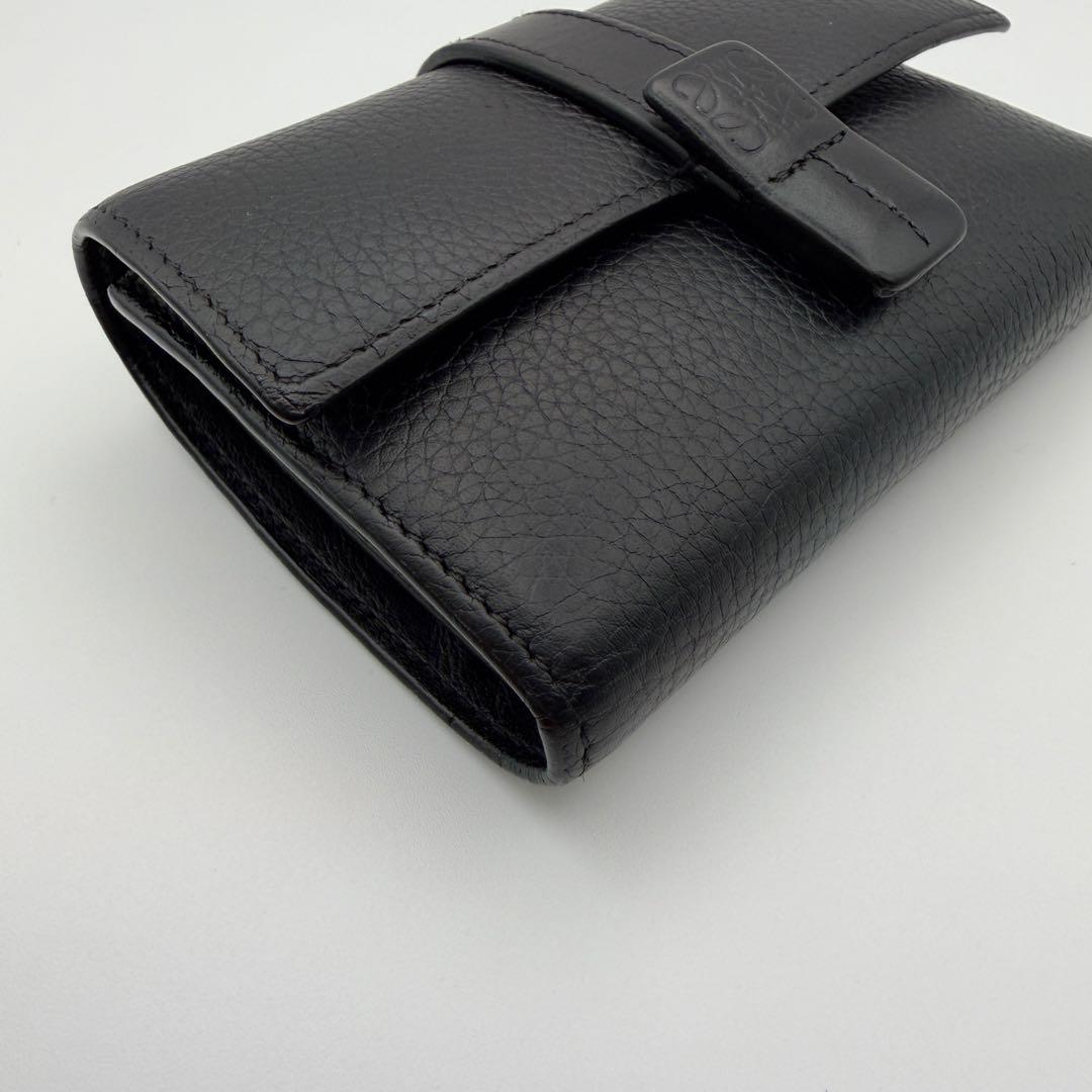LOEWE ロエベ 財スモールバーティカルウォレット ファスナー 三つ折り