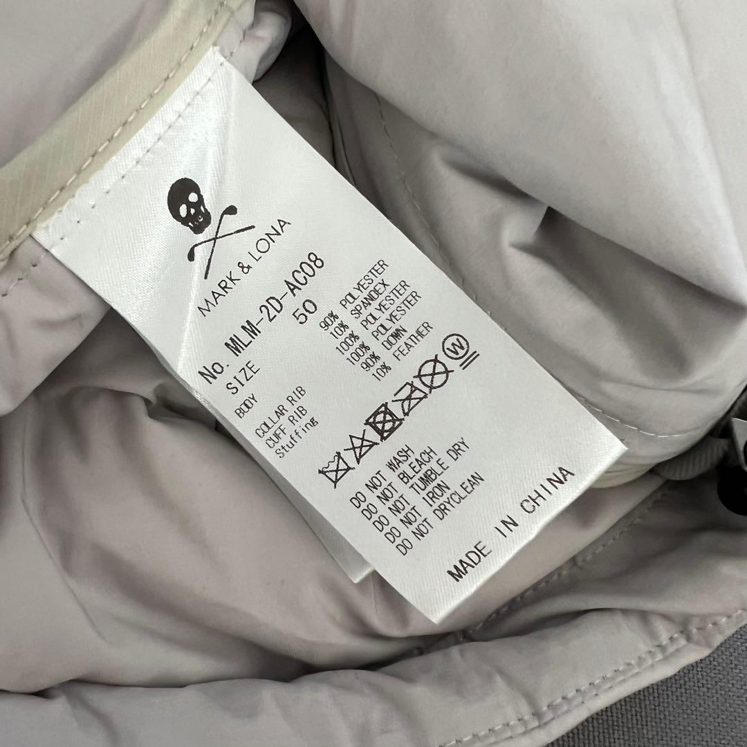 【新品】MARK&LONA マークアンドロナ　ダウンジャケット　プルオーバー　白