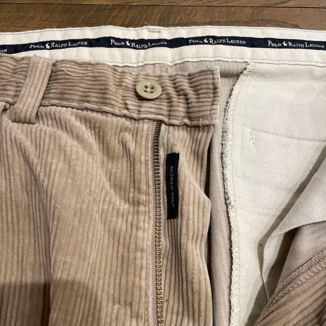 木屑　POLO ralph lauren ANDREW PANTSコーデュ