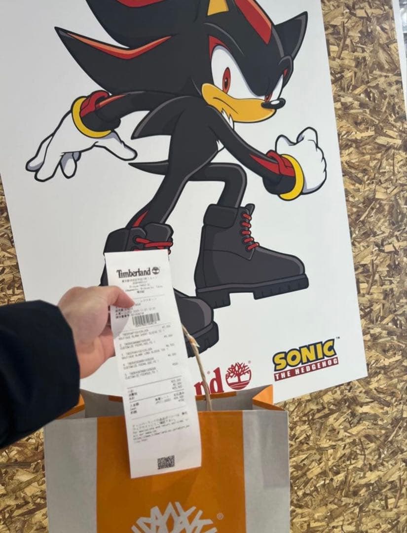 M Timberland Sonic シャドウ・ザ・ヘッジホッグ Tシャツ