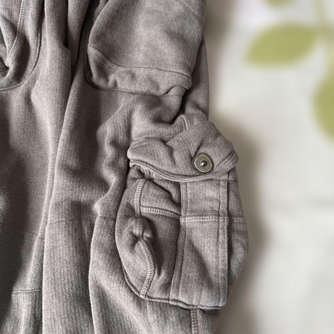 【K】goa ゴア ワークパンツ カーゴパンツ リアルファー付き カーキ系