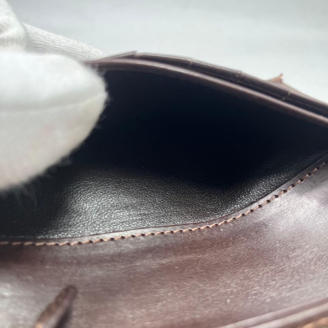 Whitehouse cox 二つ折り財布　ブラウン　ブライドルレザー　希少