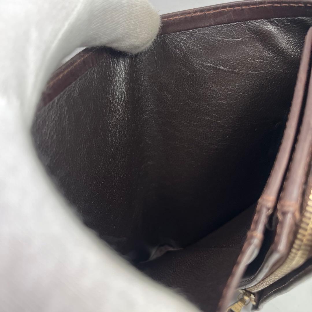 Whitehouse cox 二つ折り財布　ブラウン　ブライドルレザー　希少