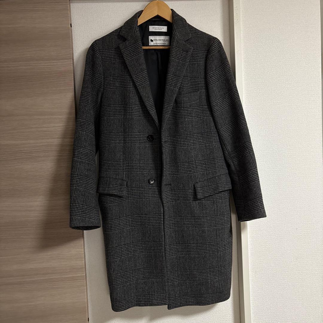 BEAUTY&YOUTH チェスターコート グレー系