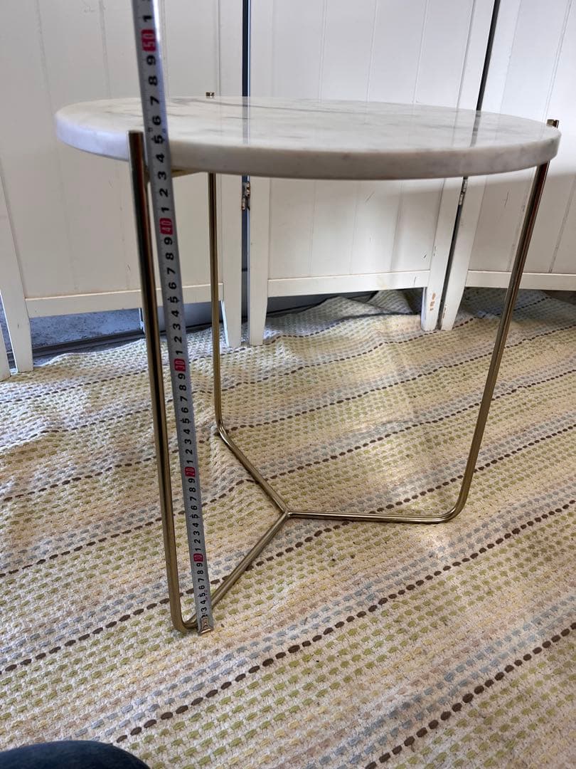 送料込み！ZARA  大理石サイドテーブル